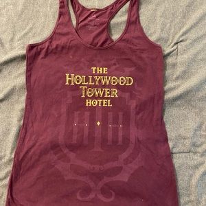 Disney Parks Hollywood Tower Hotel Racerback Tank Top (L)